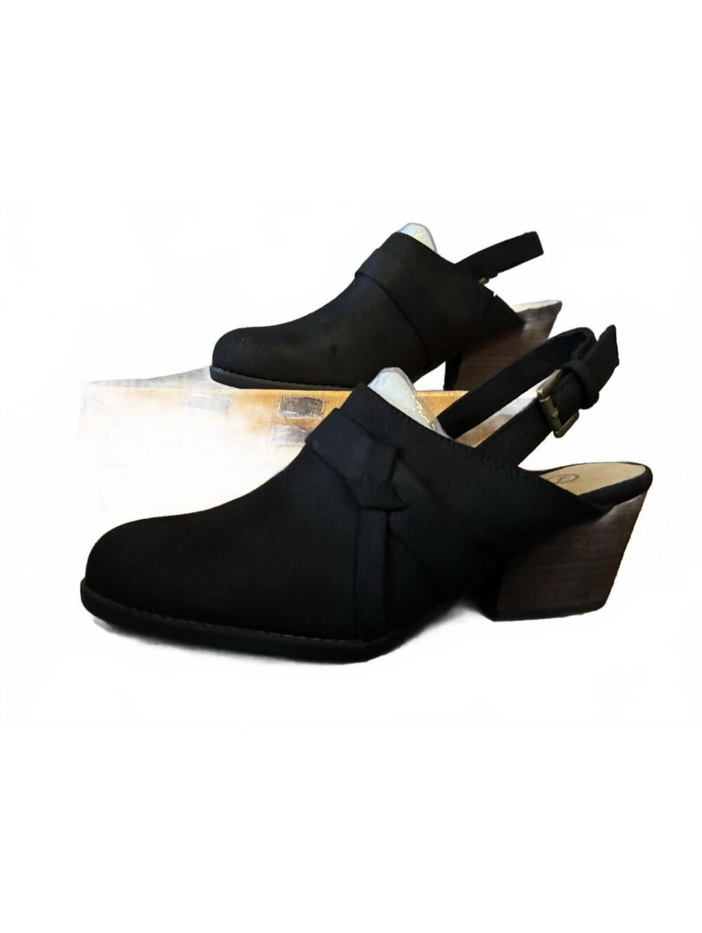 BELLA-VITA  Black Back Strap womens shoes Size 7.5 [COPY]